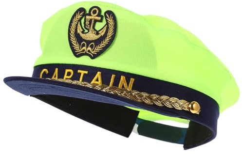 jojofuny Partyhut Bootskapitänsmütze Matrosen-Kostümzubehör rosa Accessoires Herrenkostüme Kapitänsmütze für Bühnenauftritte Kapitänsmütze erwachsene Männer Kleidung Yacht bilden