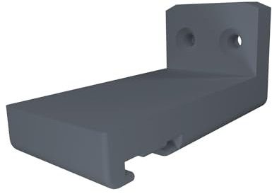 fossi3D Wandhalterung kompatibel für NERF Blaster Spielzeug Pistole Halter - Grau