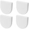 PHENOFICE 4 Stück Duschvorhang Clip Vorhang Clip Spritzwassergeschützter Schutz Selbstklebende Dusch Spritz Clips Duschvorhang Stangen Clips Clip Für Duschvorhang Duschvorhang Clip