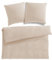 Pure Label Musselin Bettwäsche 200x200 cm mit Kissenbezug 2er Set 80x80 cm aus 100% Baumwolle - Traumhaft weiche, kuschelige Bettwäsche-Sets in beige
