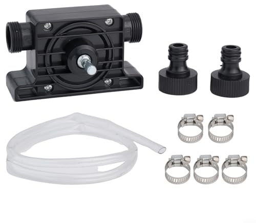 Portable Mini Drill Pump Hand Drill Powered Water Pump Diesel Engines Oil Liquid Water Hand Self-Priming Transfer Pumps