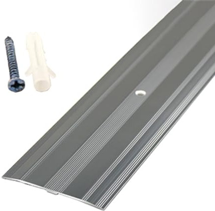 Schwellenleiste, Bodentrennleiste Aus Aluminium Mit Schraubnägeln, Langlebige Schwellenleiste Für Holzfliesen, Vinyldielen, Laminat, Kantenleiste Für Türöffnungen (Farbe: