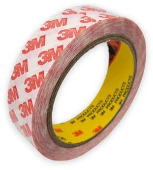 3M doppelseitiges Klebeband Original GPT Transparent Universal EXTRA STARK 10 Meter (25mm x 10 Meter)