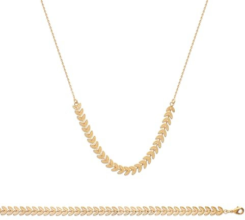 Bijouxenvogue Goldplattiertes Armband 18cm