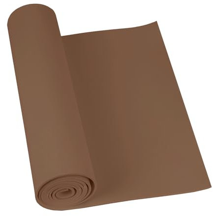 Goma EVA Marrón, Do²ping 2mm EVA Foam Cosplay, 34x124.5cm con Alta Densidad 86kg/m3 Espuma Foam para Disfraces Proyecto DIY (2mm Marrón)