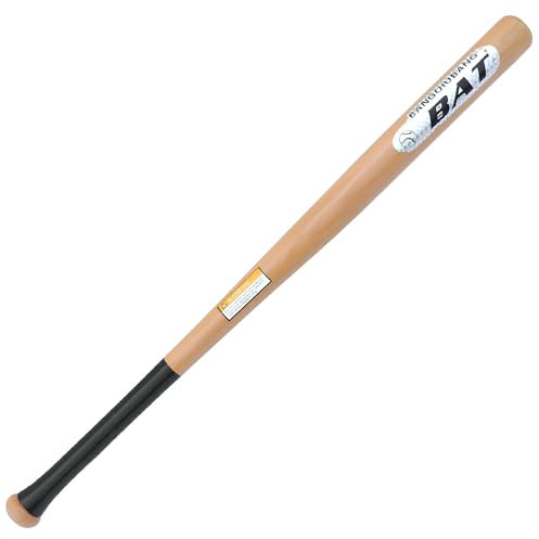 Bate de Béisbol de Madera Maciza con Mango Antideslizante 75cm, Súper Resistente, Potente y Seguro, Ideal para Entrenamiento, Deporte y Uso Recreativo, Diseño Ergonómico para Adultos y Jóvenes