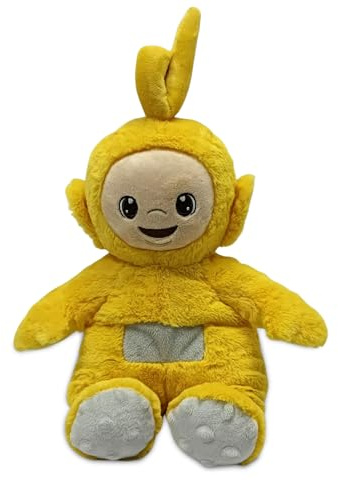 Warmies LaLa - Juguete de peluche para microondas, calentable, peso para niños y adultos, peluche de peluche, suavemente perfumado con lavanda francesa, amarillo