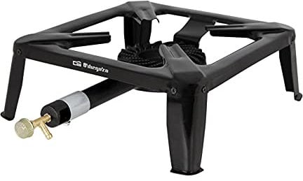 Orbegozo FO 6000 - Hornillo a gas, quemador de hierro fundido, cuerpo de acero esmaltado, diámetro quemador 17 cm, uso en exterior, 7000 W
