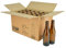 Bierflasche Vichy 33 cl, im Karton 24 St. - Wiederverwendbare braune Mehrwegflasche aus Glas Bierflasche für 26 mm Kronenkorken - 0,33 l