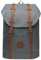 KAUKKO Rucksack Damen Herren Schön und Praktisch Daypack mit Laptopfach für 14 Notebook für Ausflüge, Uni, Schule,18L, Grau