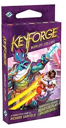 FFG FFGKF05 KeyForge: Worlds Collide Deck, Mixed Colours | FFG FFGKF05 KeyForge: Worlds Collide Deck, Mixed Colours