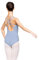 Arabesque Charmanter Ballettanzug für Damen mit Spaghettiträgern 2003, Himmelblau, M, himmelblau, 38