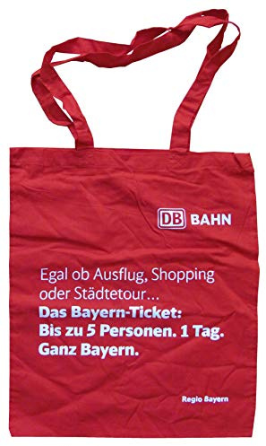 Deutsche Bahn - Regio Bayern - Stoffbeutel - Einkaufsbeutel - 42 x 36 cm
