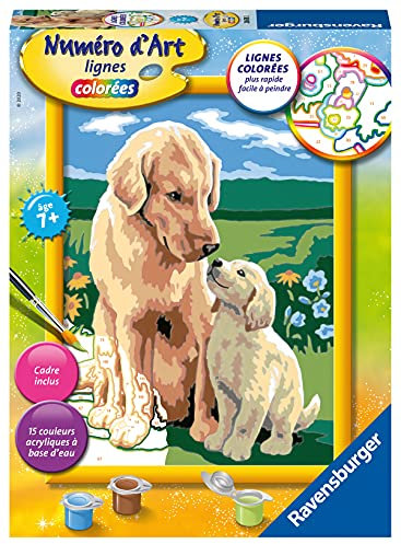 Ravensburger – Numéro d’Art Moyen Format – Amour Maternel – Loisir créatif – Kit de Peinture par numéros – Activité détente et créative – Dès 7 Ans – 28678 – Version française