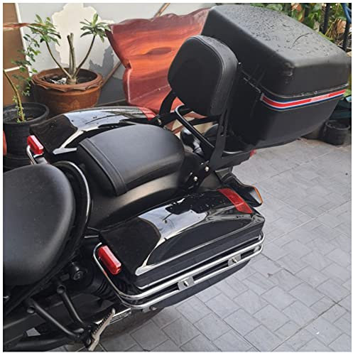 CMX500 CMX300 Moto Acier Sissy Bar Porte-Bagages Support Adaptateur Carénage de Garde-Boue Arrière pour Rebel CMX 500 300 Rebel500 Rebel300 2017 2018 2019 2020 2021 2022 2023 (No.2)