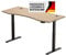 Duke-Handel® Elektrisch Höhenverstellbarer Schreibtisch [ERGONOMISCHER STEHTISCH] - inkl. Memory Funktion und Anti-Kollision Technologie - Tischplatte 180x80cm