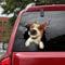 Ocean Gift Jack Russell Terrier Auto Decals, Hund Auto Aufkleber 2 Stück - Realistische Jack Russell Terrier Aufkleber für Autofenster, Wände Serie 52, Größe 20,3 x 20,3 cm