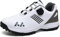 Adoff Herren Golfschuhe sind wasserdicht, Abriebfest und rutschfest Golfschuhe Herren Drehschnalle (weiß schwarz,39)