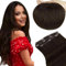 RUNATURE Clip Echthaar Extensions Braun 35cm 3Pcs Invisible Clip in Extensions Echthaar Dunkelbraun Echte Haare Clip in Extensions Echthaar Braun Haarverlängerung 14 Zoll #2