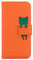 for Motorola Moto G22 Case, E22S Case, PU Leather Flip Wallet Cute Case for Women Girls with [Kickstand] [Magnetic Clasp] [Card Holder] [Animal Pattern] for Motorola Moto G22/ E22S, Orange & Frog