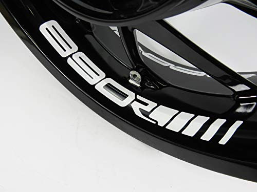 BIKE-label Felgenbett Aufkleber Dekor weiß kompatibel für KTM 890 Duke R X790087