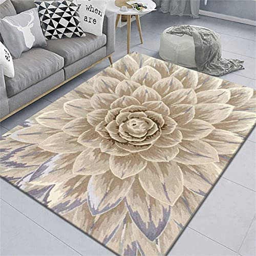 RUGMRZ Deko Schlafzimmer Salon Auslegware rutschfeste, Waschbare Küchenmatte Grau Bedruckt Gemustert Pflegeleicht Kurzflor Auslegware Teppichboden 90 x 160 cm