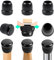 RCHYFEED 24 pcs Embouts pour Pieds de Chaise 21-26 mm avec Fond en Téflon, Protection Pied de Chaise Rond Silicone Couvre-Jambes de Meuble, Patins en Téflon 1 pour Résistants Rayures et Élastique