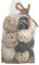 Floralcraft 12x Assorted Accent Decorative Balls - White, Rattan Balls Vase Fillers for Wedding Party Christmas Decorations