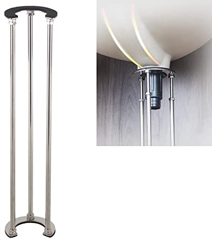 Tyestand BT-3 Unterbau-Waschbeckenhalterungen für Wandmontage, Waschbecken, verstellbare Waschbeckenbeine, Installation und Reparatursystem für Wandbecken, Höhe: 46–66 cm, T: 6 cm