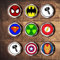 Superhero Edible Cupcake Toppers – Precut Wafer Decorations for Comic-Themed Kids Parties, Birthdays & Hero Fans (Pack of 24-4cm Discs)
