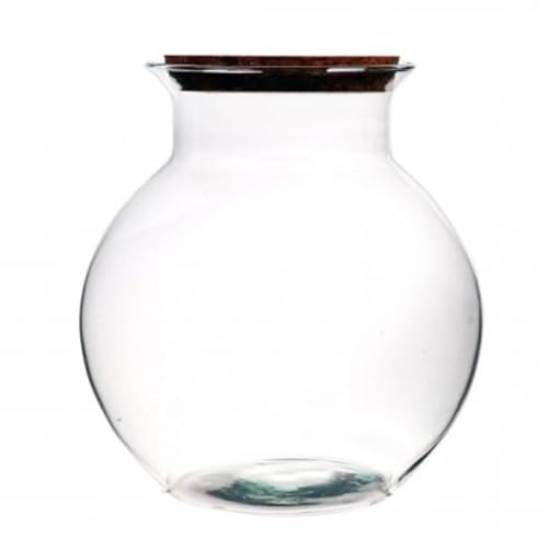 Naturalys - Terrarium en Verre Bouchon liège Bose Tulip 19x20