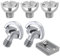GZNB 4 Piezas 1/4 Inch Camera Screw,D-Ring 1/4 Inch Mounting Screw,Stainless Steel Tripod Screw,For Camera Tripod,Quick Release Plate