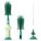 Diboniur Cepillo Biberones,3 En 1 Traje Silicona Cepillo Limpia Botellas,Resistente A Los Arañazos Y Duradero,Limpiador Biberones para Limpiar Biberones Y Tazas