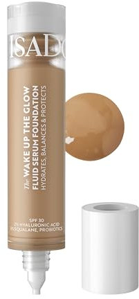 Isadora The Wake Up the Glow Fluid Serum Foundation | Glow-Serum-Stiftung (5N, 30 ml)