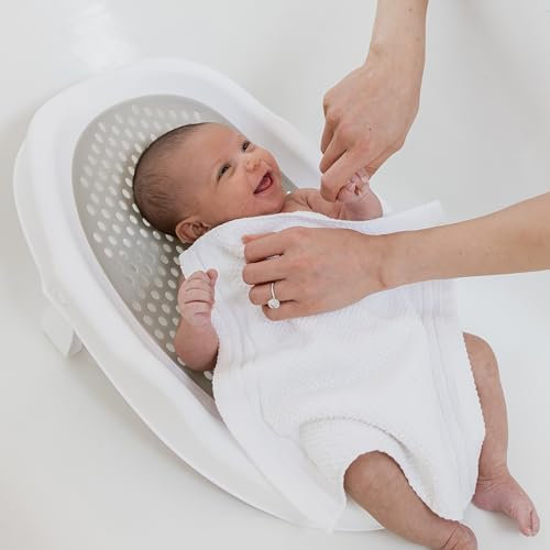 Support de bain pour nouveau-né, ergonomique, sûr, facile à ranger, idéal pour jusqu'à 9 kg