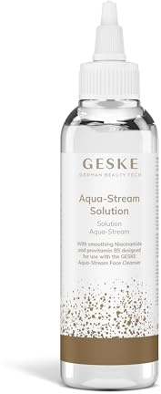 GESKE Aqua-Stream Solution | Verwendung mit dem Aqua-Stream Face Cleanser | Gesichtswasser mit Niacinamiden & Panthenol| Beruhigende & feuchtigkeitsspendende Formel | Für unreine & beanspruchte Haut