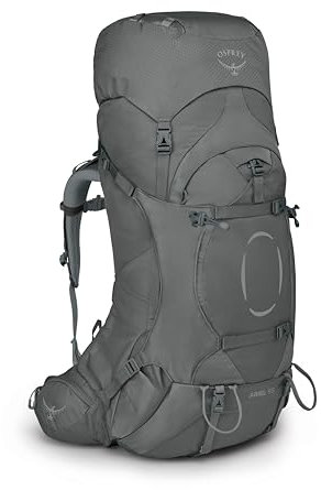 Osprey Ariel Unisex Rucksack, 55L, Medium Gray, XS/S