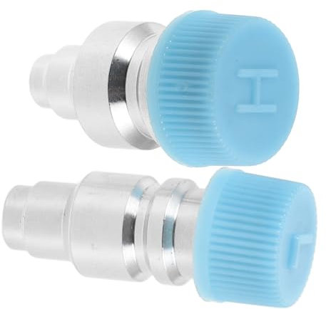 iplusmile 2stücke Schnellkupplung Adapter Für Klimaanlagen Und Niederdruck Geeignet Für Verschiedene Fahrzeugmodelle Einfache Verbindung Und Handhabung Langlebig Und Stabil