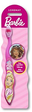 Mattel Barbie Handzahnbürste für Kinder - Rosa - Weich - Manuell - Kinderzahnbürste