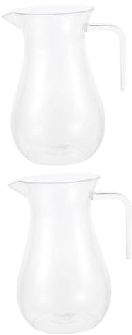 TOPBATHY 2 Pcs Wine Dispenser Personalised Red Wine Decanter Wide Mouth Kettle Wine Wide Mouth Water Bottle Whiskey Decanter Wine Separator Bottle Storage Acrylic PC
