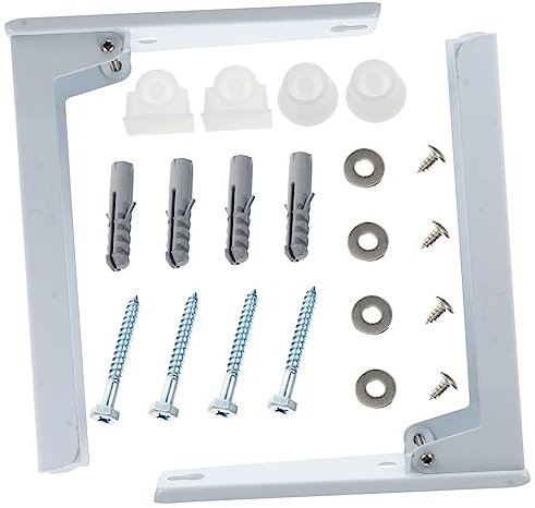 PAMINGONO Rejilla Telescópica Para Microondas Soporte Plegable Capacidad 40 Kg Montaje Pared