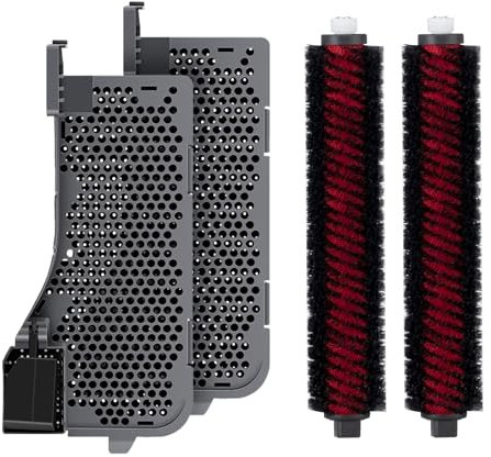 Rrochio Saugroboter Zubehör für roborock S7 Max Ultra, 2 Wasserfilter und 2 Wartungsbürste für Saugroboter roborock S7 Max Ultra, Reinigungsbürste Ersatzteile Zubehörsets Waschbare