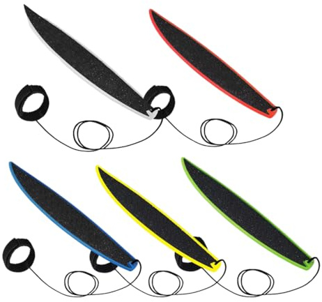 KEMUZ 5 Stück Mini Surfbrett, Finger Surfboard, Fingerboard Auto Im Wind, Mini Finger-Surfbrett, Für Kinder Jugendliche Erwachsene Drinnen Draußen Zum Üben (5 Farben)