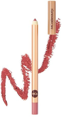 MCoBeauty Perfect Pout Lip Liner - Nude-Pink Velvet | Creamy Long Wearing Lip Pencil, Velvety Glide To Shape & Overline, Vegan & Cruelty Free
