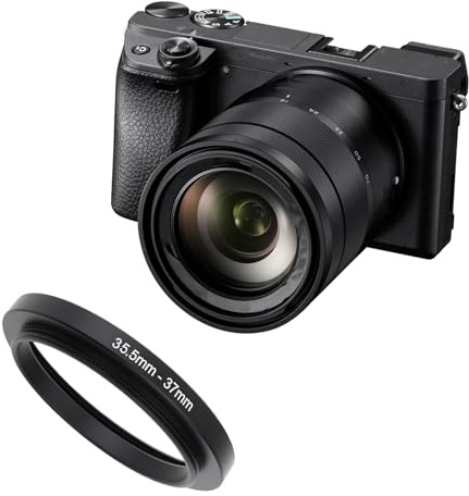 Create idea 2 adattatori per filtro da 35,5 mm a 37 mm per fotografia/video, filtro UV ND filtro polarizzatore CPL