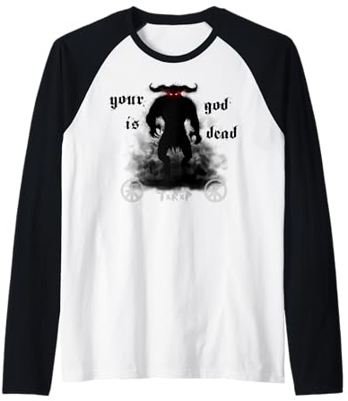 Devil Nine Satan Metalhead Inch Heresy TxRxP Nails Lucifer Raglan Baseball Tee