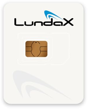 LundaX SIM-Karte M2M mit öffentlicher IP, 4G/5G, für Router und IoT-Geräte, Abdeckung Italien, EU, UK, Schweiz, USA und Kanada