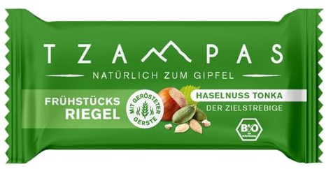 Tzampas Frühstücksriegel, Haselnuss Tonka, Die Zielstrebige, 70g