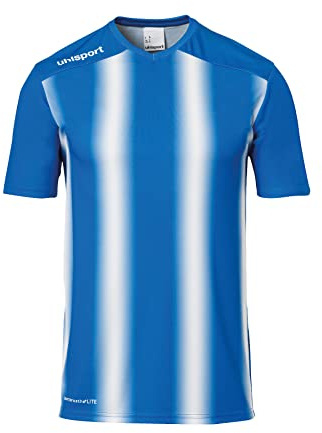 uhlsport Kinder Trikot Stripe 2.0 Trikot, azurblau/Weiß, 152, 100220523