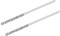 sourcing map 2pcs Foret Hélicoïdal Mèche Diamant 1mm en Acier Rapide HSS pour Verre Coquillages Pierre Carrelage